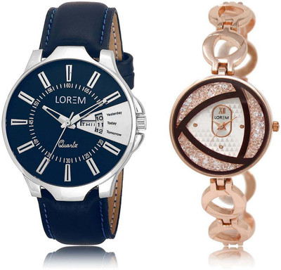 LOREM OM-23-238 Designer Silver & Blue Round Boy's & Girl's Metal Bracelet & Leather Watch - For Men & Women
LOREM OM-23-238 Designer Silver & Blue Round Boy's & Girl's Metal Bracelet & Leather Watch - For Men & Women