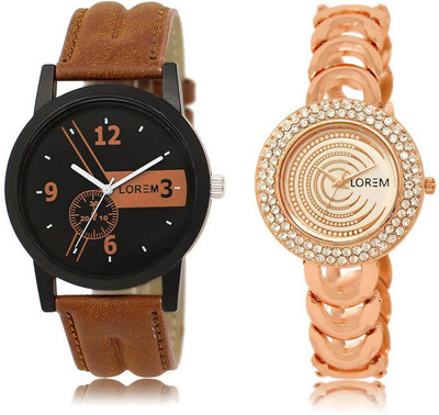 LOREM FZ-1-202 COMBO Multicolor Round Boy's & Girl's Metal Bracelet & Leather Watch - For Men & Women
LOREM FZ-1-202 COMBO Multicolor Round Boy's & Girl's Metal Bracelet & Leather Watch - For Men & Women