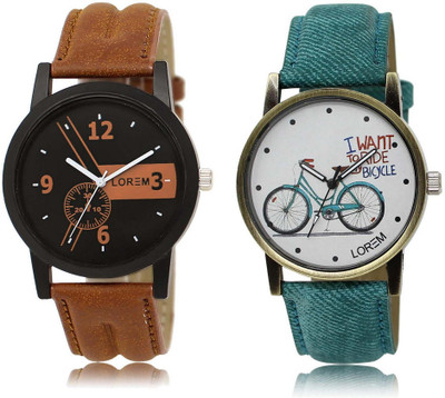 LOREM OM-1-229 Designer White & Black Round Boy's & Girl's Leather Watch - For Men & Women
LOREM OM-1-229 Designer White & Black Round Boy's & Girl's Leather Watch - For Men & Women