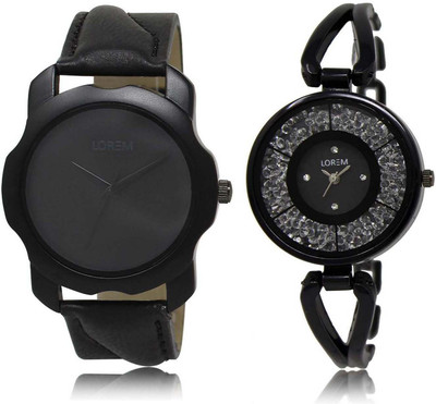 LOREM SR-22-211 Attractive Black Round Boy's & Girl's Metal Bracelet & Leather Watch - For Men & Women
LOREM SR-22-211 Attractive Black Round Boy's & Girl's Metal Bracelet & Leather Watch - For Men & Women