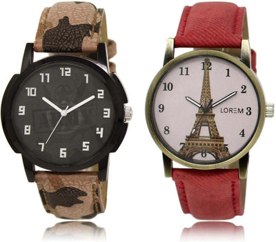 LOREM SR-3-230 Attractive White & Black Round Boy's & Girl's Leather Watch - For Men & Women
LOREM SR-3-230 Attractive White & Black Round Boy's & Girl's Leather Watch - For Men & Women