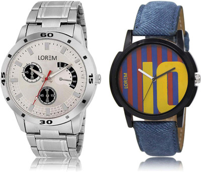 LOREM OM-10-101 Designer Multicolor Round Boy's Leather & Metal Bracelet Watch - For Men
LOREM OM-10-101 Designer Multicolor Round Boy's Leather & Metal Bracelet Watch - For Men