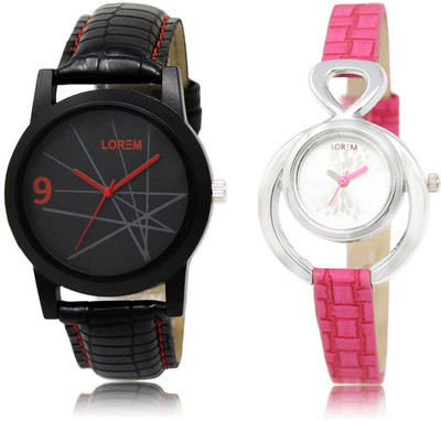 LOREM watch-8-205 COMBO Silver & Black Round Boy's & Girl's Leather Watch - For Men & Women
LOREM watch-8-205 COMBO Silver & Black Round Boy's & Girl's Leather Watch - For Men & Women