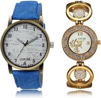LOREM OM-28-204 Designer Multicolor Round Boy's & Girl's Metal Bracelet & Leather Watch - For Men & Women
LOREM OM-28-204 Designer Multicolor Round Boy's & Girl's Metal Bracelet & Leather Watch - For Men & Women