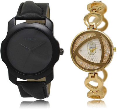 LOREM OM-22-239 Designer Silver & Black Round Boy's & Girl's Metal Bracelet & Leather Watch - For Men & Women
LOREM OM-22-239 Designer Silver & Black Round Boy's & Girl's Metal Bracelet & Leather Watch - For Men & Women