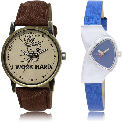 LOREM OM-29-208 Designer Blue & Grey Triangle & Round Boy's & Girl's Leather Watch - For Men & Women
LOREM OM-29-208 Designer Blue & Grey Triangle & Round Boy's & Girl's Leather Watch - For Men & Women