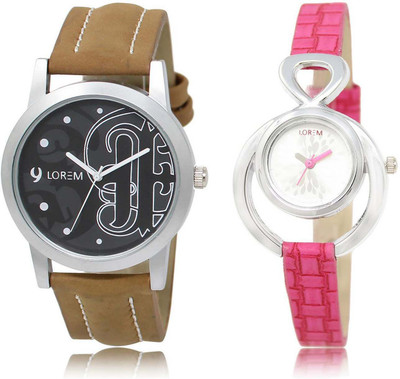 LOREM OM-14-205 Designer Silver & Black Round Boy's & Girl's Leather Watch - For Men & Women
LOREM OM-14-205 Designer Silver & Black Round Boy's & Girl's Leather Watch - For Men & Women