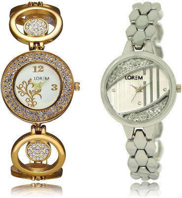 LOREM watch204-223 Designer Multicolor Round Girl's Metal Bracelet Watch - For Women
LOREM watch204-223 Designer Multicolor Round Girl's Metal Bracelet Watch - For Women