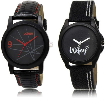 LOREM SR-8-234 Attractive Black Round Boy's & Girl's Leather Watch - For Men & Women
LOREM SR-8-234 Attractive Black Round Boy's & Girl's Leather Watch - For Men & Women
