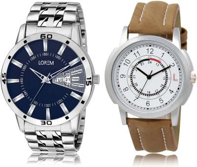 LOREM SR-17-102 Attractive White & Blue Round Boy's Leather & Metal Bracelet Hybrid Watch - For Men
LOREM SR-17-102 Attractive White & Blue Round Boy's Leather & Metal Bracelet Hybrid Watch - For Men