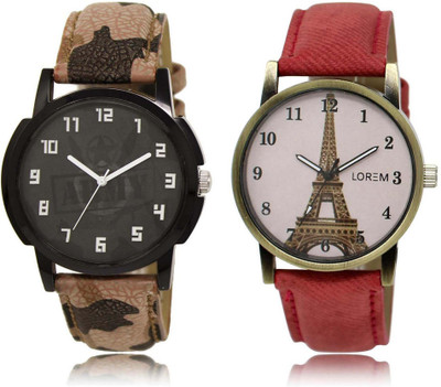 LOREM OM-3-230 Designer White & Black Round Boy's & Girl's Leather Watch - For Men & Women
LOREM OM-3-230 Designer White & Black Round Boy's & Girl's Leather Watch - For Men & Women