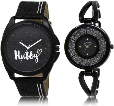 LOREM Watch-31-211 COMBO Black Round Boy's & Girl's Metal Bracelet & Leather Watch - For Men & Women
LOREM Watch-31-211 COMBO Black Round Boy's & Girl's Metal Bracelet & Leather Watch - For Men & Women