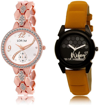 LOREM watch215-235 COMBO Black & Silver Round Girl's Leather & Metal Bracelet Watch - For Women
LOREM watch215-235 COMBO Black & Silver Round Girl's Leather & Metal Bracelet Watch - For Women