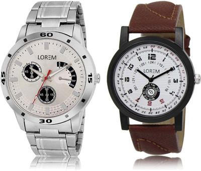 LOREM OM-11-101 Designer Multicolor Round Boy's Leather & Metal Bracelet Watch - For Men
LOREM OM-11-101 Designer Multicolor Round Boy's Leather & Metal Bracelet Watch - For Men