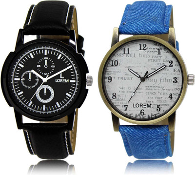 LOREM SR-13-28 Attractive White & Black Round Boy's Leather Hybrid Watch - For Men
LOREM SR-13-28 Attractive White & Black Round Boy's Leather Hybrid Watch - For Men