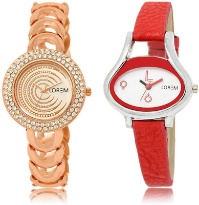 LOREM watch Multicolor Oval & Round Girl's Leather & Metal Bracelet Watch - For Women
LOREM watch Multicolor Oval & Round Girl's Leather & Metal Bracelet Watch - For Women