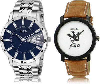 LOREM SR-18-102 Attractive Multicolor Round Boy's Leather & Metal Bracelet Watch - For Men
LOREM SR-18-102 Attractive Multicolor Round Boy's Leather & Metal Bracelet Watch - For Men