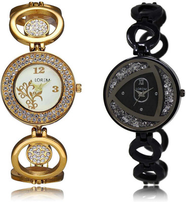LOREM watch204-237 Designer Multicolor Round Girl's Metal Bracelet Watch - For Women
LOREM watch204-237 Designer Multicolor Round Girl's Metal Bracelet Watch - For Women