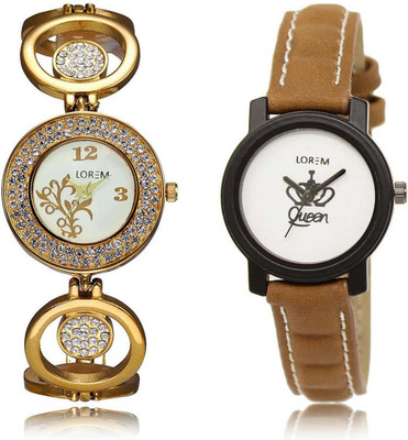 LOREM Watch-204-209 Attractive Multicolor Round Girl's Leather & Metal Bracelet Watch - For Women
LOREM Watch-204-209 Attractive Multicolor Round Girl's Leather & Metal Bracelet Watch - For Women
