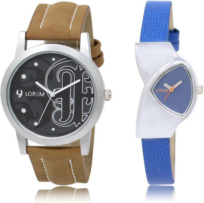 LOREM OM-14-208 Designer Blue & Black Triangle & Round Boy's & Girl's Leather Watch - For Men & Women
LOREM OM-14-208 Designer Blue & Black Triangle & Round Boy's & Girl's Leather Watch - For Men & Women