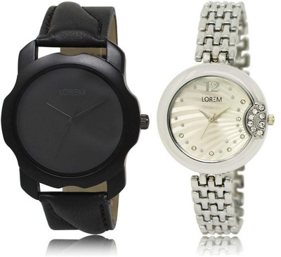 LOREM SR-22-227 Attractive Silver & Black Round Boy's & Girl's Metal Bracelet & Leather Watch - For Men & Women
LOREM SR-22-227 Attractive Silver & Black Round Boy's & Girl's Metal Bracelet & Leather Watch - For Men & Women