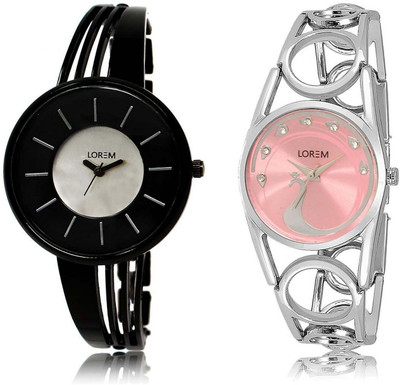 LOREM OM-212-233 Designer Multicolor Round Girl's Metal Bracelet Watch - For Women
LOREM OM-212-233 Designer Multicolor Round Girl's Metal Bracelet Watch - For Women