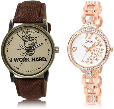 LOREM FZ-29-210 COMBO White & Grey Round Boy's & Girl's Metal Bracelet & Leather Watch - For Men & Women
LOREM FZ-29-210 COMBO White & Grey Round Boy's & Girl's Metal Bracelet & Leather Watch - For Men & Women