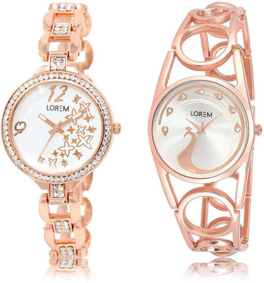 LOREM watch210-232 Designer Silver & White Round Girl's Metal Bracelet Watch - For Women
LOREM watch210-232 Designer Silver & White Round Girl's Metal Bracelet Watch - For Women