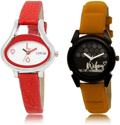 LOREM FZ-206-235 COMBO Black & White Round & Oval Girl's Leather Watch - For Women
LOREM FZ-206-235 COMBO Black & White Round & Oval Girl's Leather Watch - For Women