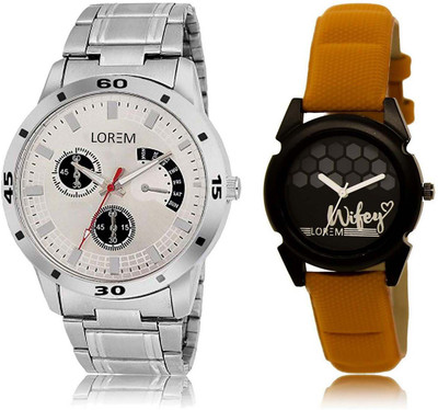 LOREM watch101-235 Designer Black & Silver Round Boy's & Girl's Leather & Metal Bracelet Watch - For Men & Women
LOREM watch101-235 Designer Black & Silver Round Boy's & Girl's Leather & Metal Bracelet Watch - For Men & Women