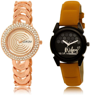 LOREM SR-202-235 Attractive Multicolor Round Girl's Leather & Metal Bracelet Watch - For Women
LOREM SR-202-235 Attractive Multicolor Round Girl's Leather & Metal Bracelet Watch - For Women