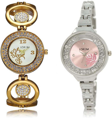 LOREM SR-204-226 Attractive Multicolor Round Girl's Metal Bracelet Watch - For Women
LOREM SR-204-226 Attractive Multicolor Round Girl's Metal Bracelet Watch - For Women