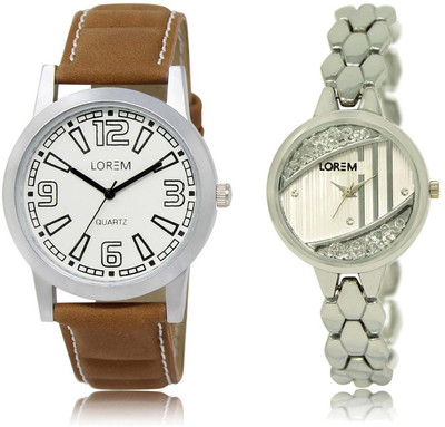 LOREM SR-15-223 Attractive Silver & White Round Boy's & Girl's Metal Bracelet & Leather Watch - For Men & Women
LOREM SR-15-223 Attractive Silver & White Round Boy's & Girl's Metal Bracelet & Leather Watch - For Men & Women