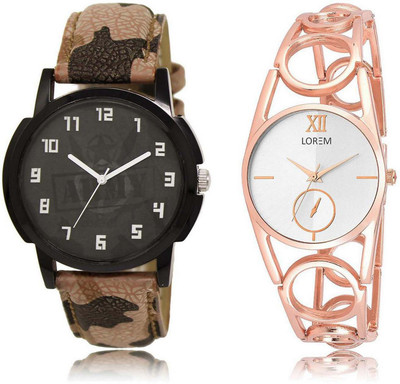 LOREM SR-3-213 Attractive Silver & Black Round Boy's & Girl's Metal Bracelet & Leather Watch - For Men & Women
LOREM SR-3-213 Attractive Silver & Black Round Boy's & Girl's Metal Bracelet & Leather Watch - For Men & Women