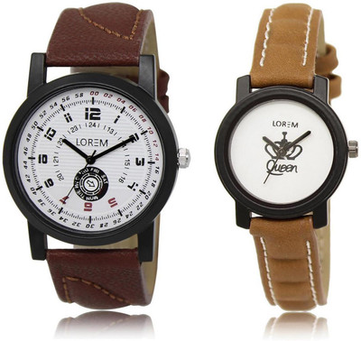 LOREM watch11-209 COMBO Multicolor Round Boy's & Girl's Leather Watch - For Men & Women
LOREM watch11-209 COMBO Multicolor Round Boy's & Girl's Leather Watch - For Men & Women
