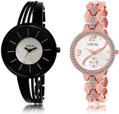 LOREM OM-212-215 Designer Multicolor Round Girl's Metal Bracelet Watch - For Women
LOREM OM-212-215 Designer Multicolor Round Girl's Metal Bracelet Watch - For Women