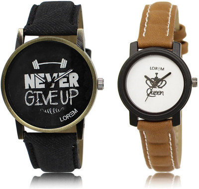 LOREM WATCH27-209 COMBO White & Black Round Boy's & Girl's Leather Watch - For Men & Women
LOREM WATCH27-209 COMBO White & Black Round Boy's & Girl's Leather Watch - For Men & Women