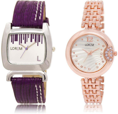 LOREM SR-207-228 Attractive Silver & White Round & Square Girl's Metal Bracelet & Leather Watch - For Women
LOREM SR-207-228 Attractive Silver & White Round & Square Girl's Metal Bracelet & Leather Watch - For Women