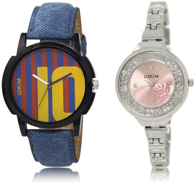 LOREM SR-10-226 Attractive Multicolor Round Boy's & Girl's Metal Bracelet & Leather Watch - For Men & Women
LOREM SR-10-226 Attractive Multicolor Round Boy's & Girl's Metal Bracelet & Leather Watch - For Men & Women