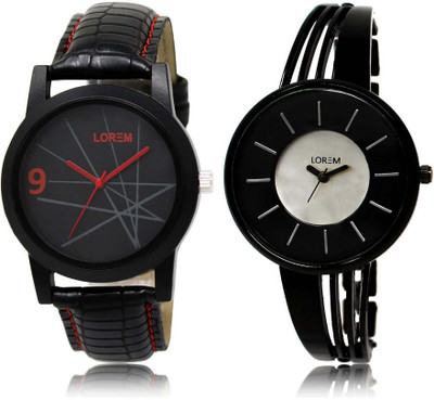 LOREM OM-8-212 Designer Silver & Black Round Boy's & Girl's Metal Bracelet & Leather Watch - For Men & Women
LOREM OM-8-212 Designer Silver & Black Round Boy's & Girl's Metal Bracelet & Leather Watch - For Men & Women