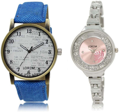 LOREM SR-28-226 Attractive Pink & White Round Boy's & Girl's Metal Bracelet & Leather Watch - For Men & Women
LOREM SR-28-226 Attractive Pink & White Round Boy's & Girl's Metal Bracelet & Leather Watch - For Men & Women