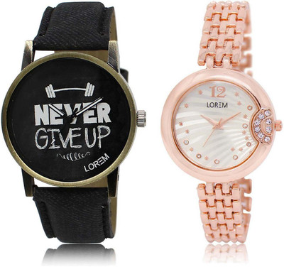 LOREM SR-27-228 Attractive Silver & Black Round Boy's & Girl's Metal Bracelet & Leather Watch - For Men & Women
LOREM SR-27-228 Attractive Silver & Black Round Boy's & Girl's Metal Bracelet & Leather Watch - For Men & Women