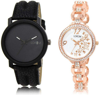 LOREM OM-21-210 Designer White & Black Round Boy's & Girl's Metal Bracelet & Leather Watch - For Men & Women
LOREM OM-21-210 Designer White & Black Round Boy's & Girl's Metal Bracelet & Leather Watch - For Men & Women