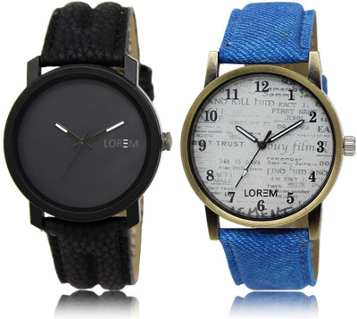 LOREM watch21-28 Designer White & Black Round Boy's Leather Watch - For Men
LOREM watch21-28 Designer White & Black Round Boy's Leather Watch - For Men