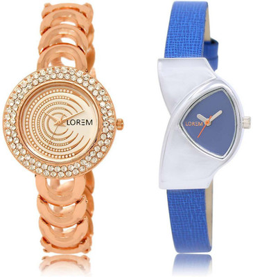 LOREM watch-202-208 Designer Multicolor Triangle & Round Girl's Leather & Metal Bracelet Watch - For Women
LOREM watch-202-208 Designer Multicolor Triangle & Round Girl's Leather & Metal Bracelet Watch - For Women