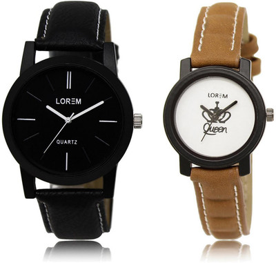 LOREM Watch-5-209 COMBO White & Black Round Boy's & Girl's Leather Watch - For Men & Women
LOREM Watch-5-209 COMBO White & Black Round Boy's & Girl's Leather Watch - For Men & Women