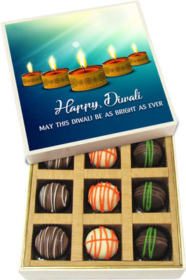Chocholik Diwali Sweets - Lets Fill Our Homes With Prayers - White, Dark, Milk Chocolate Truffles - 9pc Truffles(135 g)
Chocholik Diwali Sweets - Lets Fill Our Homes With Prayers - White, Dark, Milk Chocolate Truffles - 9pc Truffles(135 g)