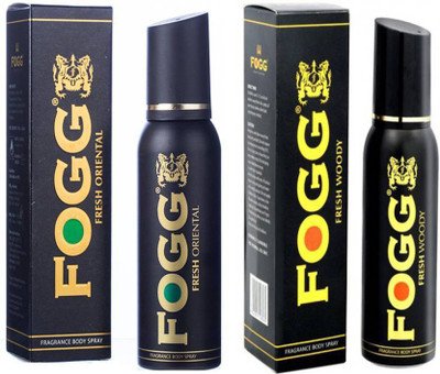 Fogg Fresh Woody Fragrance Body Spray 120 ML+ Fresh Oriental Fragrance Body Spray 120 ML Body Spray Body Spray - For Men & Women(240 ml, Pack of 2)
Fogg Fresh Woody Fragrance Body Spray 120 ML+ Fresh Oriental Fragrance Body Spray 120 ML Body Spray Body Spray - For Men & Women(240 ml, Pack of 2)