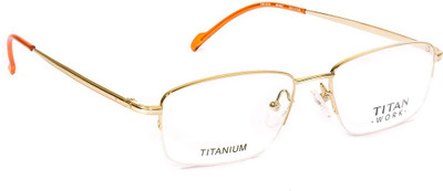 Titan Half Rim Rectangle Frame(120 mm