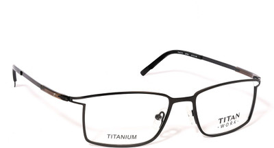 Titan Full Rim Rectangle Frame(121 mm